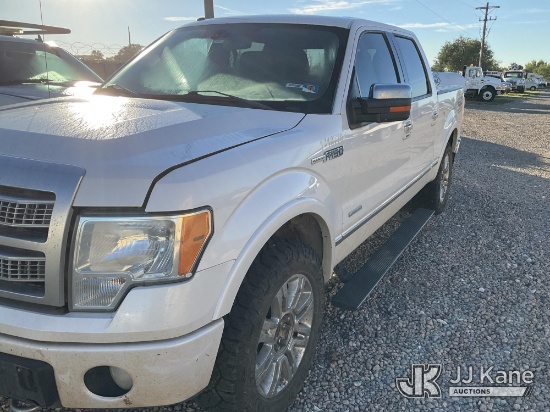 (Colorado Springs, CO) 2012 Ford F-150 Crew-Cab Pickup Truck Not Running, Condition Unknown