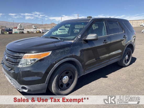 (Las Vegas, NV) 2014 Ford Explorer AWD Police Interceptor 4-Door Sport Utility Vehicle Runs & Moves