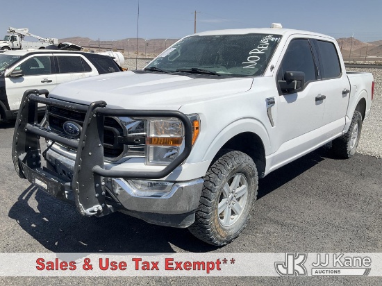 (Las Vegas, NV) 2021 Ford F-150 Crew-Cab Pickup Truck Runs & Move) (Engine Won't Stay Running Withou