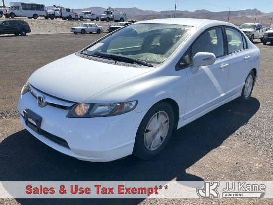 (Las Vegas, NV) 2007 Honda Civic Hybrid 4-Door Sedan Runs & Moves