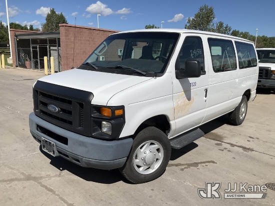 (Colorado Springs, CO) 2012 Ford E350 Passenger Van Runs & Moves) (Seller States: possible coolant i