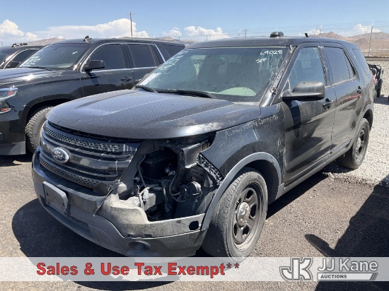 (Las Vegas, NV) 2015 Ford Explorer Police 4-Door Sport Utility Vehicle Not Running, Condition Unknow