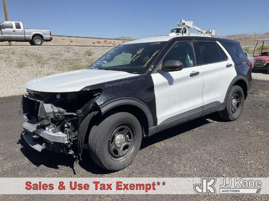 (Las Vegas, NV) 2023 Ford Explorer AWD Police Interceptor 4-Door Sport Utility Vehicle Not Running,