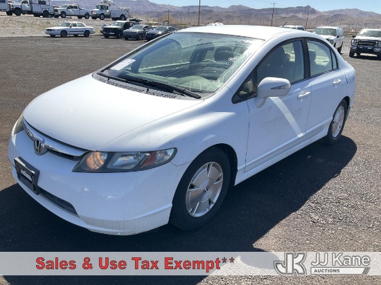 (Las Vegas, NV) 2007 Honda Civic Hybrid 4-Door Sedan Runs & Moves