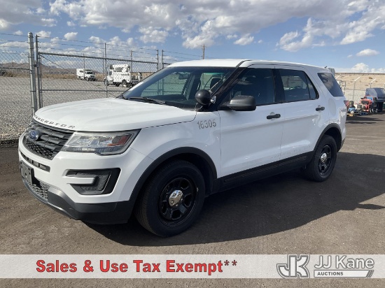 (Las Vegas, NV) 2016 Ford Explorer Police Sport Utility Vehicle Runs & Moves