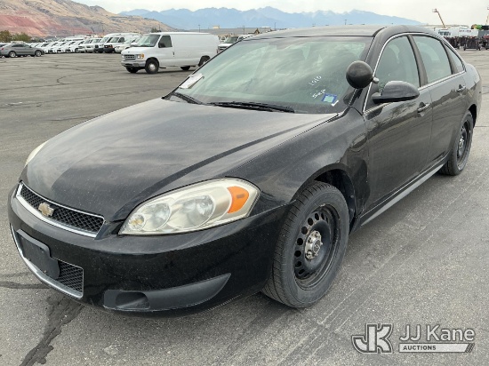 (Salt Lake City, UT) 2012 Chevrolet Impala Police 4-Door Sedan Runs & Moves) (Dash Indicator Light O
