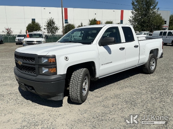(Portland, OR) 2014 Chevrolet Silverado 1500 4x4 Extended-Cab Pickup Truck Runs & Moves