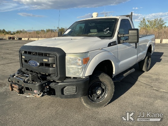 (Salt Lake City, UT) 2016 Ford F350 4x4 Pickup Truck Runs & Moves) (Dash Warning Indicator On
