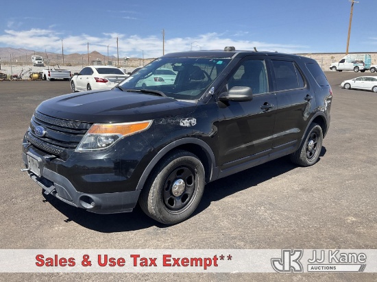 (Las Vegas, NV) 2015 Ford Explorer AWD Police Interceptor 4-Door Sport Utility Vehicle Runs & Moves)