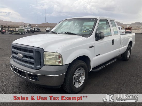 (Las Vegas, NV) 2006 Ford F250 Extended-Cab Pickup Truck Not Running, Condition Unknown