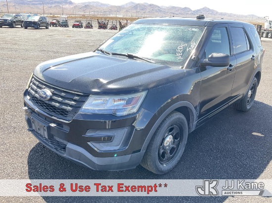 (Las Vegas, NV) 2018 Ford Explorer AWD Police Interceptor 4-Door Sport Utility Vehicle Runs & Moves)