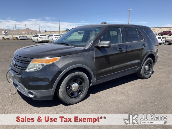 (Las Vegas, NV) 2014 Ford Explorer AWD Police Interceptor 4-Door Sport Utility Vehicle Runs & Moves)