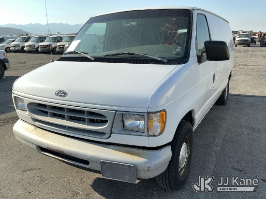 (Salt Lake City, UT) 1998 Ford E150 Cargo Van Not Running, Condition Unknown) (Interior Defects-Brok