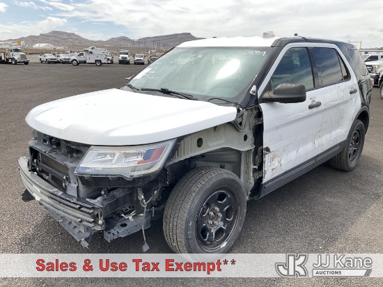 (Las Vegas, NV) 2018 Ford Explorer Police 4-Door Sport Utility Vehicle Runs & Moves) (Dash Warning I