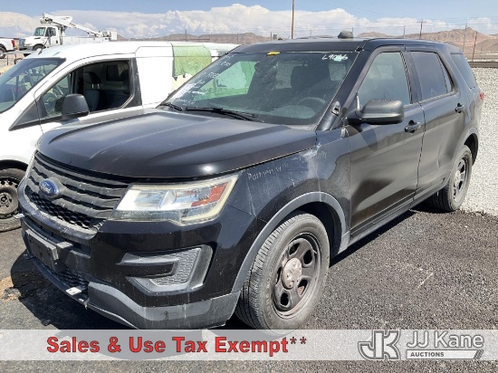 (Las Vegas, NV) 2019 Ford Explorer Police 4-Door Sport Utility Vehicle Not Running, Condition Unknow