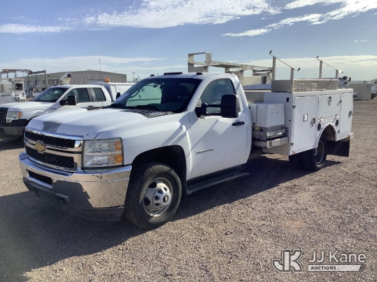 (Phoenix, AZ) 2013 Chevrolet Silverado 3500HD Enclosed Service Truck Runs & Moves
