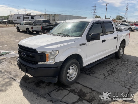 (Sacramento, CA) 2018 Ford F150 4x4 Crew-Cab Pickup Truck Runs & Moves