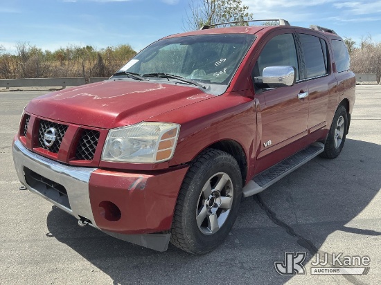 (Salt Lake City, UT) 2005 Nissan Armada 4x4 4-Door Sport Utility Vehicle Runs & Moves) (Dash Warning