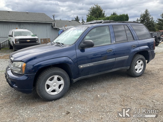 (Tacoma, WA) 2003 Chevrolet Trailblazer 4x4 4-Door Sport Utility Vehicle Runs & Moves) (Dash Warning