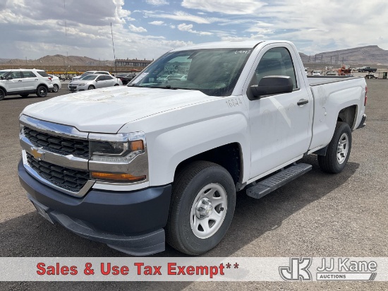 (Las Vegas, NV) 2017 Chevrolet Silverado 1500 Pickup Truck Runs & Moves