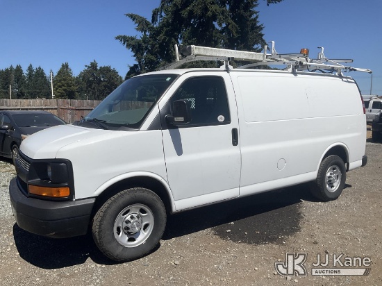 (Tacoma, WA) 2016 Chevrolet Express 2500 Cargo Van Runs & Moves) (93422 miles, Tires Are Good, Locat