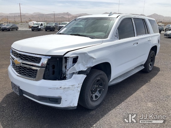 (Las Vegas, NV) 2016 Chevrolet Tahoe Police 4-Door Sport Utility Vehicle Runs & Moves) (Collision Is