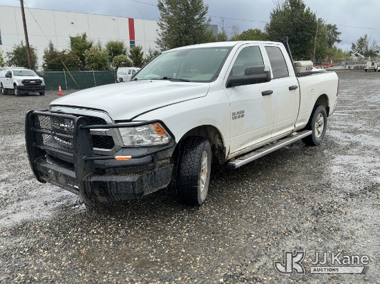 (Portland, OR) 2017 RAM 1500 4x4 Extended-Cab Pickup Truck Runs & Moves