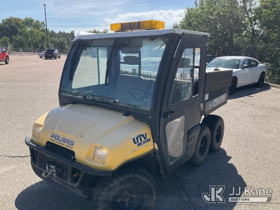 (Colorado Springs, CO) 2003 Polaris Ranger 6x6 All-Terrain Vehicle Runs, Moves & Dump Bed Operates