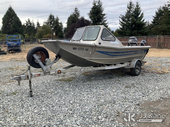 (Eatonville, WA) 1996 Woolridge Boat, Selling With Trailer, Item # 1639300(Equipment & Trailer Price
