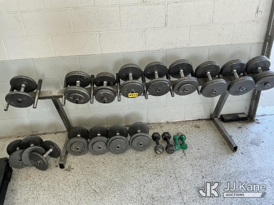 (Salt Lake City, UT) Dumb Bells NOTE: This unit is being sold AS IS/WHERE IS via Timed Auction and i