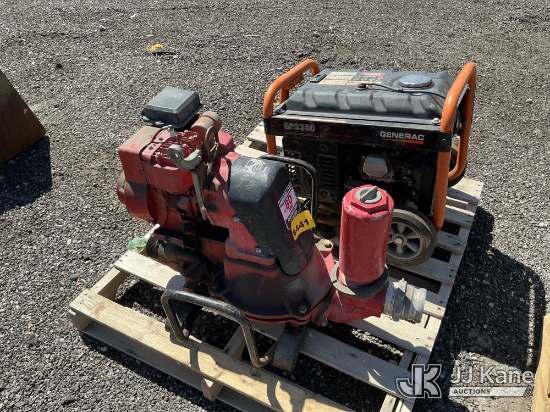 (Salt Lake City, UT) Pump & Generator NOTE: This unit is being sold AS IS/WHERE IS via Timed Auction