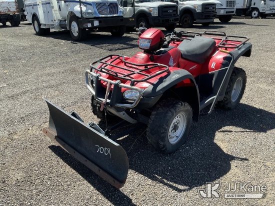 (Salt Lake City, UT) 2008 Honda TRX500FE All-Terrain Vehicle Not Running, Condition Unknown