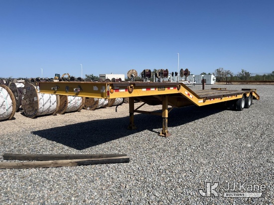 (Marana, AZ) 1995 Fleming TD840-A25 Drop-Deck Flatbed Trailer