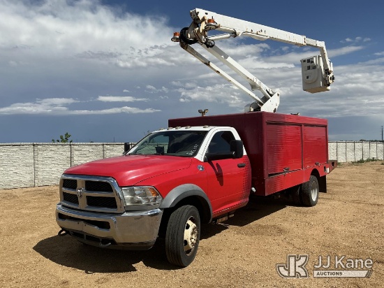 (Fort Lupton, CO) Altec AT248F, Articulating & Telescopic Non-Insulated Bucket Truck mounted behind