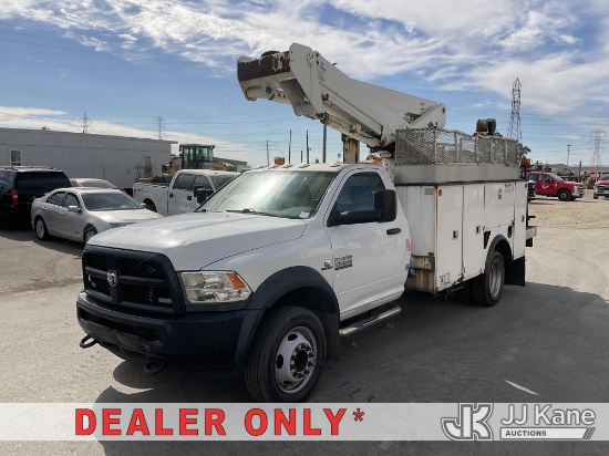 (Sacramento, CA) Versalift VST47, Articulating & Telescopic Material Handling Bucket Truck mounted b