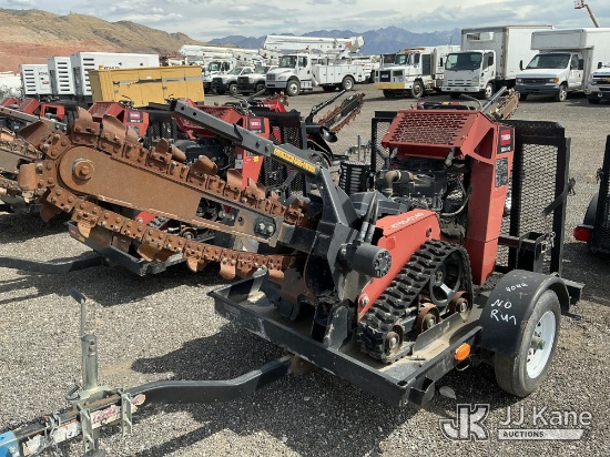 (Salt Lake City, UT) Toro TRX-16 Walk-Behind Crawler Trencher, Trailer is Non-Titled Not Running, Co