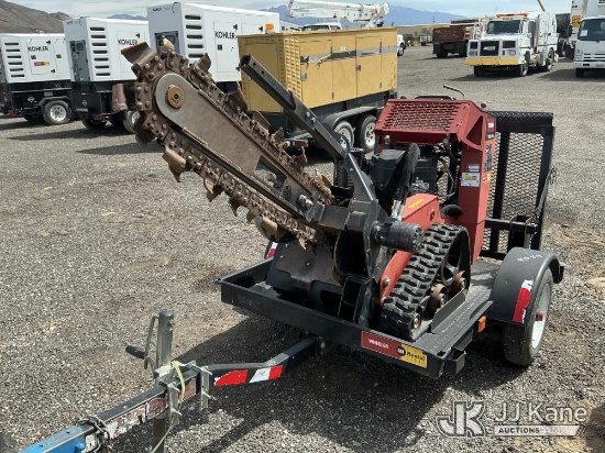 (Salt Lake City, UT) Toro TRX-16 Walk-Behind Crawler Trencher, Trailer is Non-Titled Runs