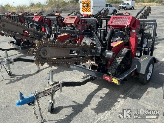 (Salt Lake City, UT) Toro TRX-16 Walk-Behind Crawler Trencher, Trailer is Non-Titled Runs