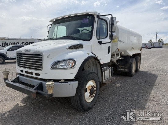 (Sparks, NV) 2016 Freightliner M2 106 Water Tank Truck Runs, Moves & Operates) (Dash Warning Indicat