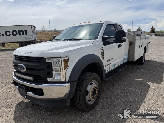 (Sparks, NV) 2019 Ford F550 4x4 Extended-Cab Service Truck Runs & Moves