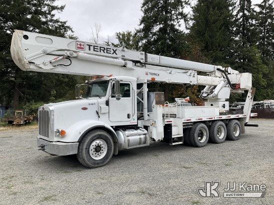 (Eatonville, WA) Terex HI-Ranger TM125, Articulating & Telescopic Material Handling Bucket Truck rea