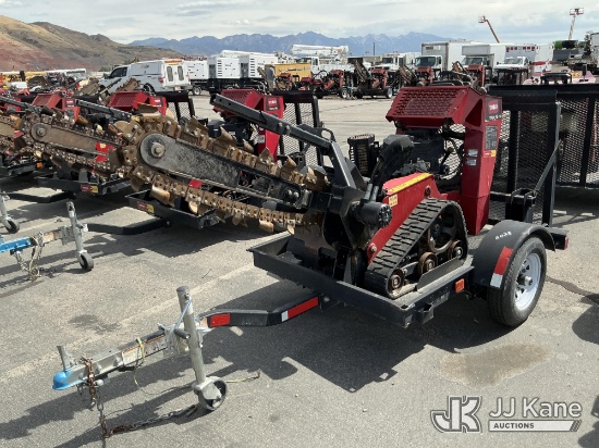 (Salt Lake City, UT) Toro TRX-16 Walk-Behind Crawler Trencher, Trailer is Non-Titled Runs