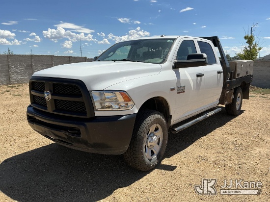 (Fort Lupton, CO) 2018 RAM 2500 Tradesman Crew Cab LWB Crew-Cab Flatbed/Service Truck Runs & Moves)
