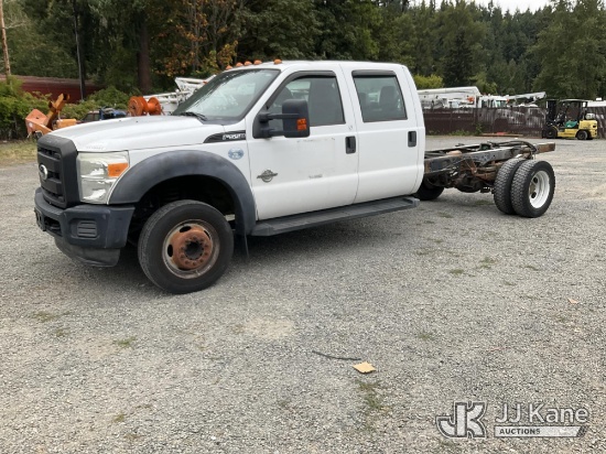 (Eatonville, WA) 2011 Ford F-550 Crew-Cab Chassis Runs & Does Not Move) (Condition Unknown