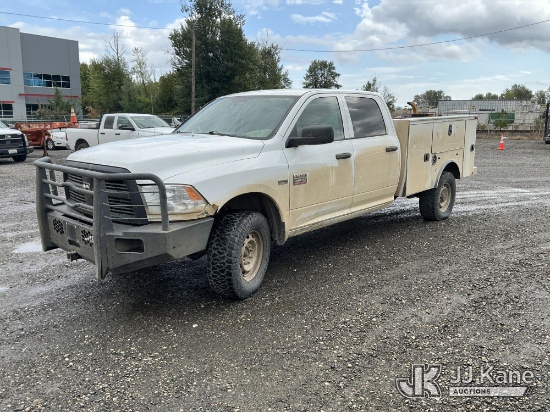(Portland, OR) 2012 RAM 2500 4x4 Crew-Cab Service Truck Runs & Moves) (Engine Performance Concerns,