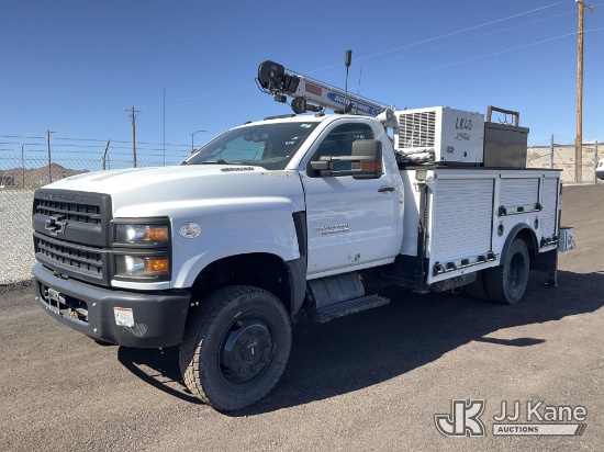 (Las Vegas, NV) 2019 Chevrolet Silverado 5500HD Mechanics Service Truck Runs & Moves & Outriggers Op