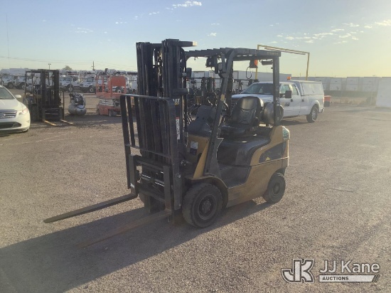 (Phoenix, AZ) 2014 CAT 2P3500 Pneumatic Tired Forklift Runs, Moves & Operates
