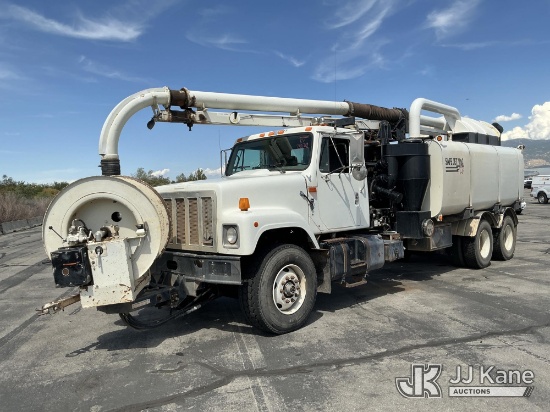 (Salt Lake City, UT) 2000 International 2574 T/A Vactor Truck Runs & Moves) (Dash Warning Indicators