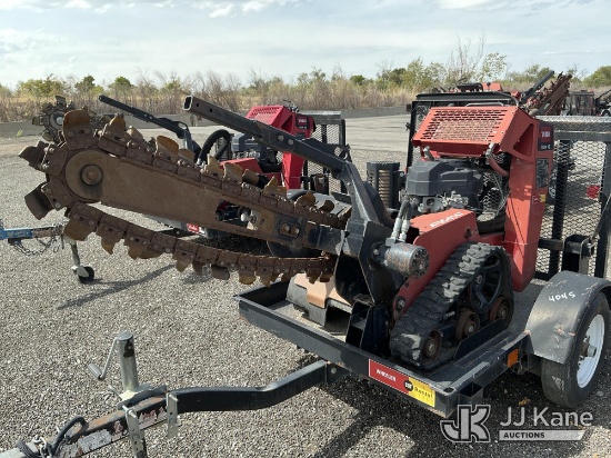 (Salt Lake City, UT) Toro TRX-16 Walk-Behind Crawler Trencher, Trailer is Non-Titled Runs