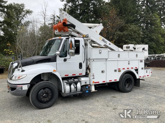 (Tacoma, WA) Altec TA40, Articulating & Telescopic Bucket Truck mounted behind cab on 2018 Internati